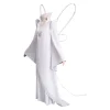 anime fantrenforkuchiki rukia cosplay costume pour adultes, kurosaki ichigo, manteau kimono, pantalon, ceinture, tenues, halloween, carnaval, fête, trempé