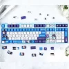 bleu archives hayase yuuka bleu pbt touches casquettes cosplay peup axe côté gravé mécanique keycaps fournitures de table de jeu