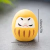 poupée daruma en céramique japonaise, artisanat porte bonheur, ornement de fortune, paysage, décoration de maison, accessoires miniatures, cadeaux