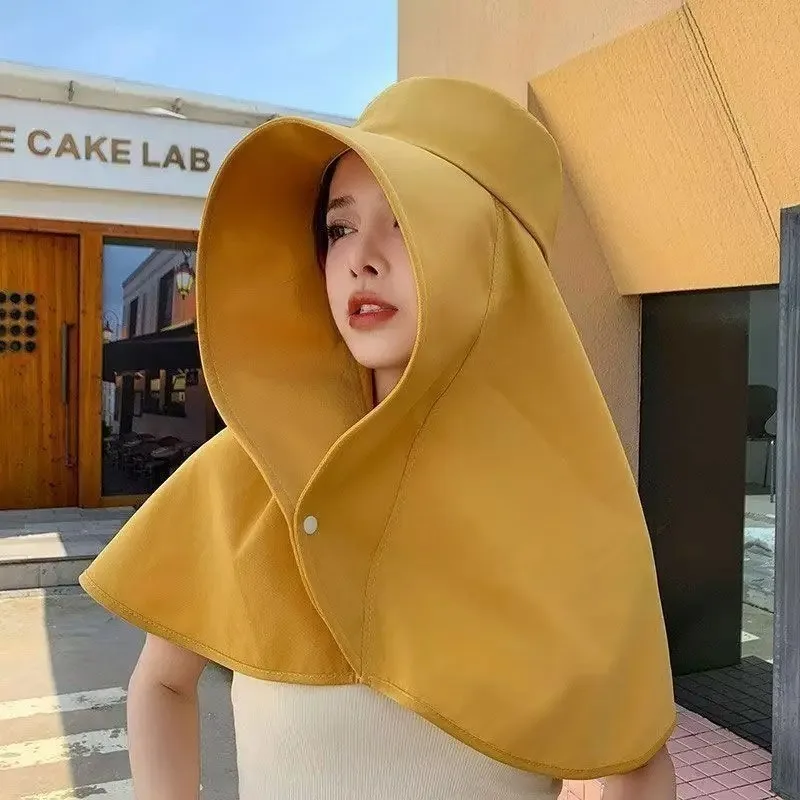 chapeaux d'été pour femmes, protection uv anti cou, pare soleil pour dames, pêche, randonnée, châle à large bord, protection solaire, casquette queue de cheval chapeaux d'été pour femmes, protection uv anti cou, pare soleil pour dames, pêche, randonnée, châle à large bord, protection solaire, casquette queue de cheval