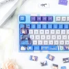bleu archives hayase yuuka bleu pbt touches casquettes cosplay peup axe côté gravé mécanique keycaps fournitures de table de jeu