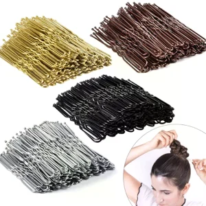 Épingles à cheveux en alliage en forme de U, 50 pièces/sac, 6cm/7cm, pinces à cheveux ondulées, épingles à cheveux simples en métal, Barrettes, outils de coiffure de mariée Épingles à cheveux en alliage en forme de U, 50 pièces/sac, 6cm/7cm, pinces à cheveux ondulées, épingles à cheveux simples en métal, Barrettes, outils de coiffure de mariée