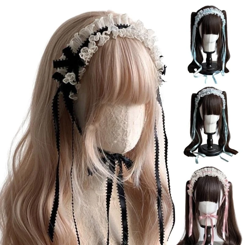 girls bandband gothic lace trim bandban ruban maid cosplay ornements cosplay girls bandband gothic lace trim bandban ruban maid cosplay ornements cosplay