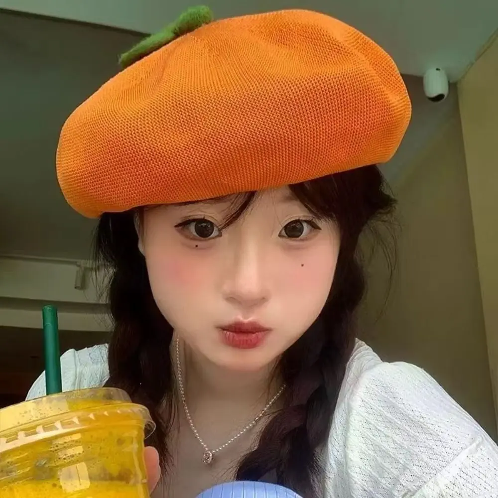japonais rose pêche fille peintre chapeau respirant petite feuille béret fruits casquettes frais mignon décontracté bonnet béret casquette femmes filles japonais rose pêche fille peintre chapeau respirant petite feuille béret fruits casquettes frais mignon décontracté bonnet béret casquette femmes filles