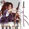 Épée à lame Demon Slayer Kokushibo Katana Kimetsu No Yaiba, accessoire de Cosplay Anime, taille réelle, jouet sabre de samouraï japonais Katana samouraï, 104cm