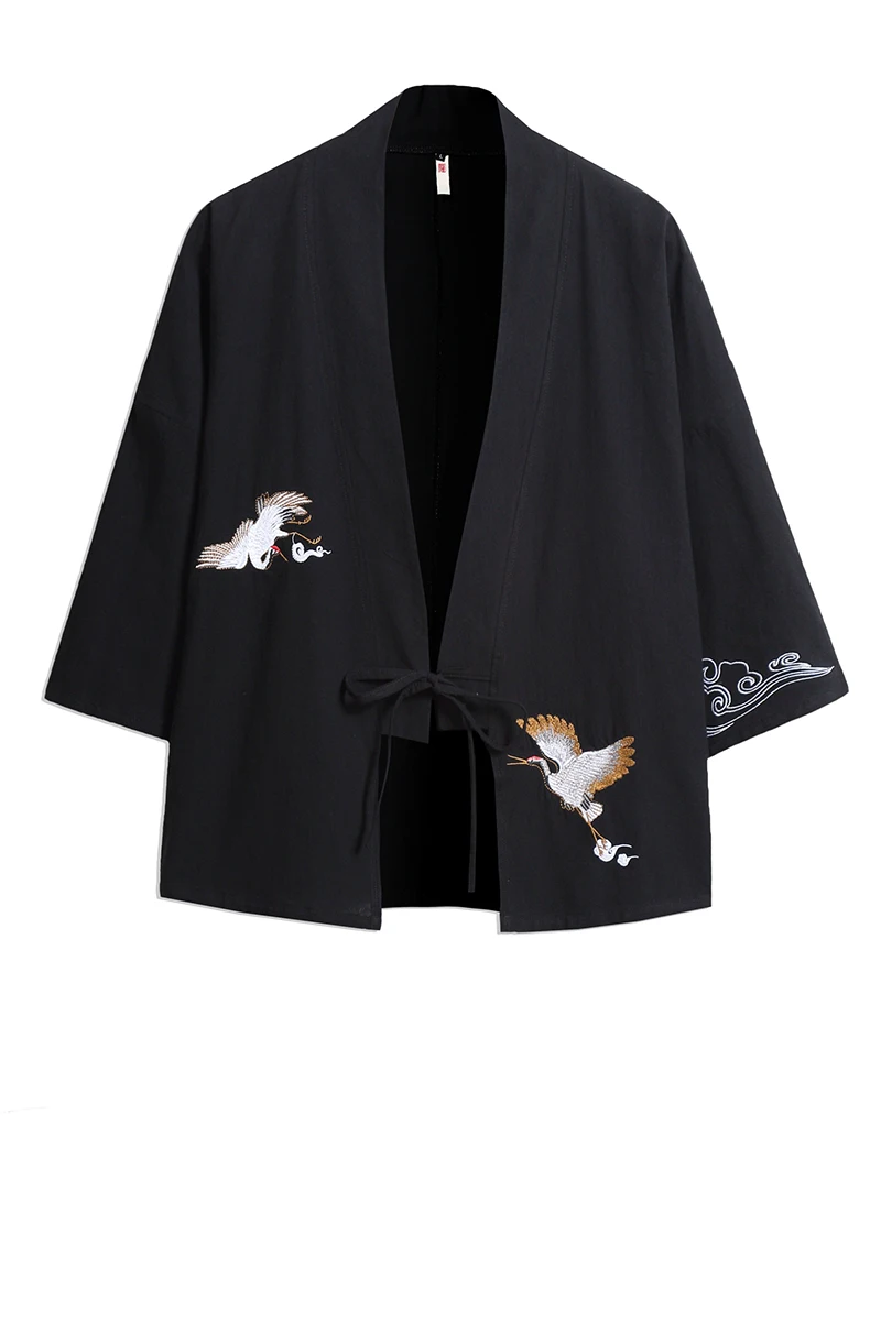 hanfu en pur coton, vêtements kimono traditionnels asiatiques et du pacifique, haut cardigan brodé de style ethnique, vêtements de protection solaire hanfu en pur coton, vêtements kimono traditionnels asiatiques et du pacifique, haut cardigan brodé de style ethnique, vêtements de protection solaire