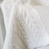 tissu jacquard tricoté d'épaisseur moyenne, imitant le pull, tissu de styliste à la mode, vêtements, bricolage, couture, matériau en polyester et spandex