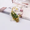 ornements créatifs de poisson Él, poisson koi azole, cristal naturel, petit poisson, bureau, voiture, décoration de la maison, cadeau pour les amis