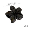 fleurs vintage, pince à queue de cheval haute, épingle à cheveux arrière de la tête premium, tempérament, ornement de cheveux à pince requin