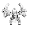 tie fighter – puzzle 3d en métal, kits de modèles, bricolage, découpé au laser, jouet pour enfants