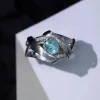 jujutsu kaimmense satoru gojo eyes pour la modélisation des anneaux, bague anime, bague alimentaire originale faite à la main, accessoires, taille 2 yuan