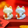 lucky feng shui cat maneki neko fortune figurine, ornements de décoration à collectionner, mini figurine, collection maneki