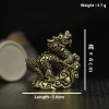 statue de dragon antique, ornement, animal du zodiaque, artisanat en laiton, décoration feng shui, figurines de bureau