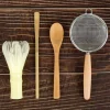 service à thé matcha japonais pour débutants, kit de démarrage avec fouet matcha, cuillère à thé, ensemble de fouet matcha réutilisable, 4 pièces