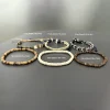 bracelets tressés boho, bracelets faits à la main, bracelet perlé boho cadeau pour lui ou elle, cadeau de fête des mères, cadeau de fête des pères, 2 pièces
