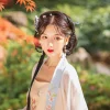 Pince à cheveux tressée avec pompon pour filles, épingles à cheveux coréennes, pendentif du cuir chevelu, bâtons de cheveux Hanfu, épingles à cheveux pour femmes, fourchette à cheveux chinoise