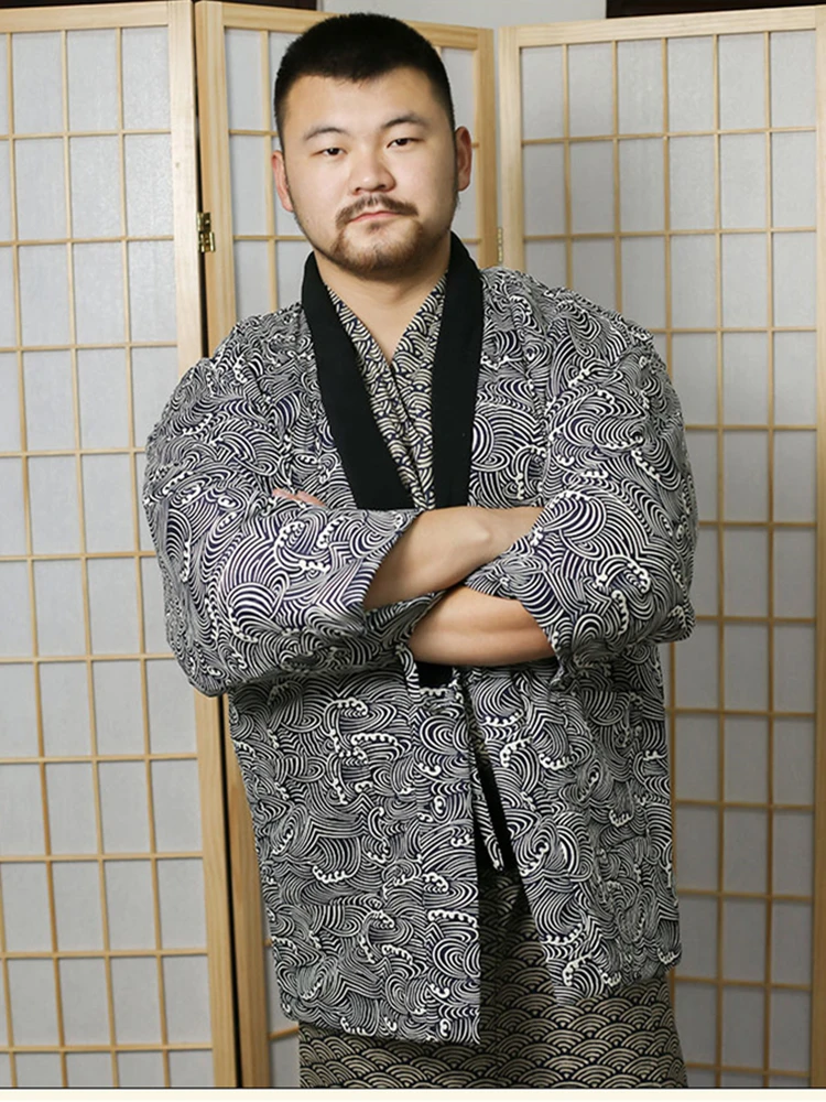 hiver haori japon traditionnel cardigan coton chaud kimono vintage femmes hommes asiatique style folklorique pyjamas harajuku samouraï yukata hiver haori japon traditionnel cardigan coton chaud kimono vintage femmes hommes asiatique style folklorique pyjamas harajuku samouraï yukata
