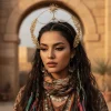 serre tête soleil dieu halo bandeau étoile perle cosplay cerceau de cheveux costume d'halloween couronne baroque en or dames/filles