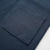 robe à capuche à manches longues pour hommes – tissu tissé gaufré 100 % coton, peignoir absorbant et respirant de qualité supérieure (l 3xl, coupe décontractée)