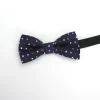noeud papillon en soie à pois pour hommes, cravate formelle pour garçons, mode masculine, affaires, mariage, chemise habillée masculine, cadeau de marque de légumes krawatte
