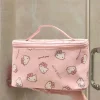 sac de maquillage japonais rose hello kitty, sac de rangement portable de dessin animé kawaii mignon hello kitty, cadeau d'anniversaire