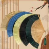 Éventail pliant en bambou de style chinois, pour accessoires de phtalanterie, décoration de maison, de mariage, ornements, cadeau artisanal Éventail pliant en bambou de style chinois, pour accessoires de phtalanterie, décoration de maison, de mariage, ornements, cadeau artisanal