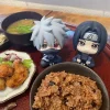 naruto – figurine de dessin animé q édition hatake kakashi, jouets de position assise, modèle poupée d'action, ornements à collectionner, cadeau pour enfants
