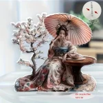 Les ornements décoratifs Geisha conviennent à des décorations traditionnelles japonaises à thème pour l’art de table de la chambre à coucher de la maison Les ornements décoratifs Geisha conviennent à des décorations traditionnelles japonaises à thème pour l’art de table de la chambre à coucher de la maison
