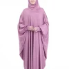 Vêtement de prière musulmane formel longue robe khimar femmes vêtements islamiques à capuche dubaï turquie Namaz Jurken Abaya Hijab djellaba robe