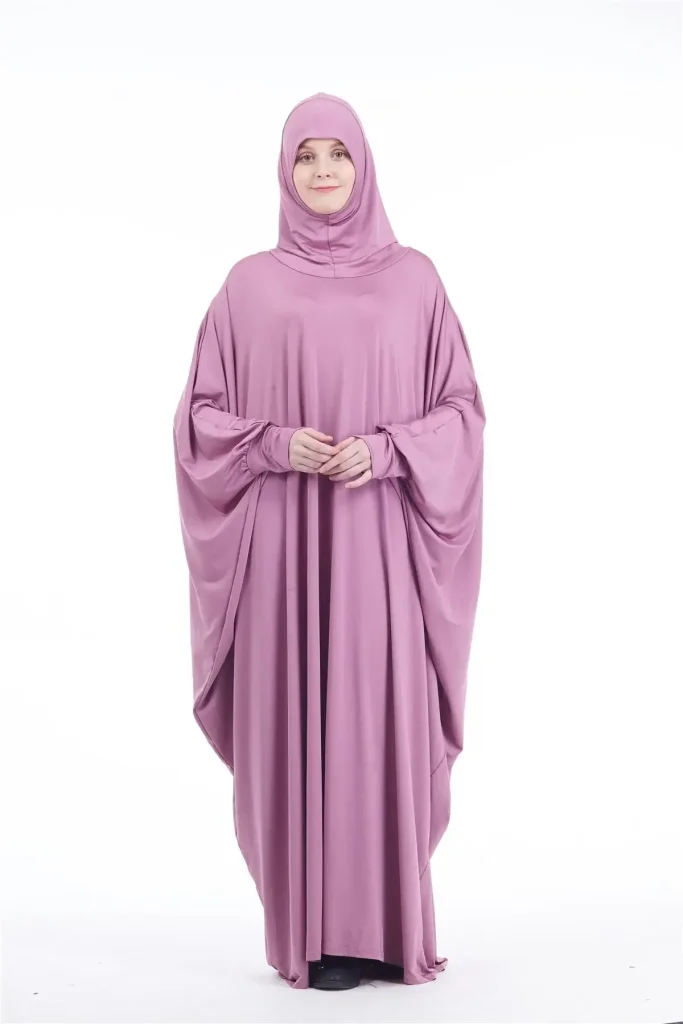 Vêtement de prière musulmane formel longue robe khimar femmes vêtements islamiques à capuche dubaï turquie Namaz Jurken Abaya Hijab djellaba robe
