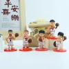 ensemble de cinq pièces de basket ball édition q, sakuragi hanamichi ryukawa, poupée d'équipe de basket ball en érable shobei, décoration d'ornement faite à la main