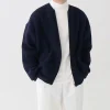 cardigan à manches longues avec fermeture éclair pour hommes, haut pull, tricots, veste, vêtements d'extérieur, automne, hiver, tout manteau, vêtements y2k, ins