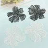 Patchs de fleurs blanches pour bricolage, artisanat, couture, robe de mariée à coudre, décoration de vêtements de fête pour femmes Patchs de fleurs blanches pour bricolage, artisanat, couture, robe de mariée à coudre, décoration de vêtements de fête pour femmes