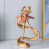 figurines décoratives de ballerine européenne, décoration de bureau, idée créative, accessoires de décoration pour la maison, ornements artisanaux pour salon