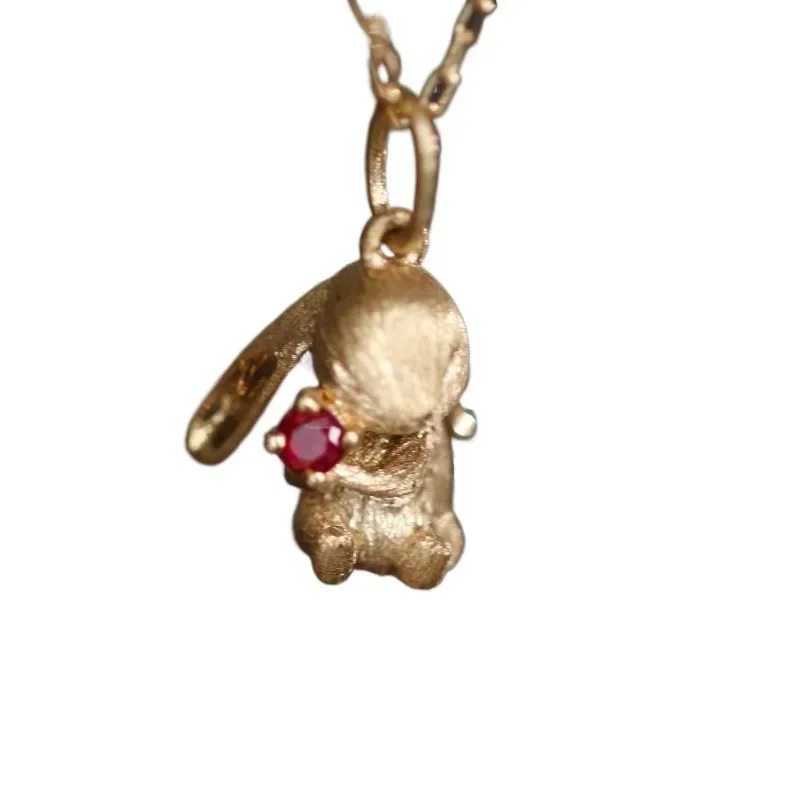 ensembles de bijoux en forme de lapin mignon et exquis, nouvelles boucles d'oreilles artisanales en or ancien mat pour femmes, bague, collier, cadeaux pour petite amie ensembles de bijoux en forme de lapin mignon et exquis, nouvelles boucles d'oreilles artisanales en or ancien mat pour femmes, bague, collier, cadeaux pour petite amie
