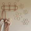 ins style scandinave découpé marguerite fleur décoration murale fleur en bois bricolage marguerite en bois, printemps et été, décoration de fête de chambre, cadeaux de vacances idéaux