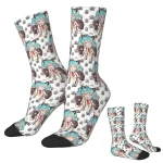 Hatsune Miku Nekko Kawaii chaussettes Harajuku bas de haute qualité toutes saisons chaussettes longues accessoires pour cadeaux homme femme Hatsune Miku Nekko Kawaii chaussettes Harajuku bas de haute qualité toutes saisons chaussettes longues accessoires pour cadeaux homme femme