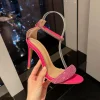 sandales femmes 2025 style concis sandales à une sangle pour filles femmes sexy talon aiguille dos fermeture éclair couverture talons été sandalias or