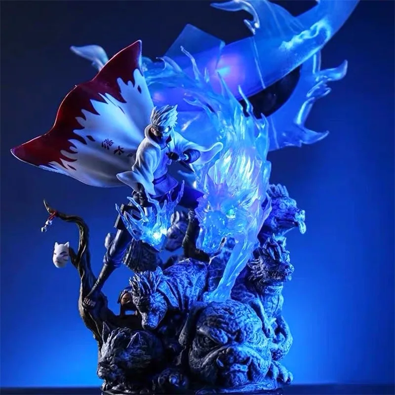 26 cm naruto hatake kakashi gk modèle anime figurines d'action faites à la main étui de bureau décoration ornement cadeau 26 cm naruto hatake kakashi gk modèle anime figurines d'action faites à la main étui de bureau décoration ornement cadeau