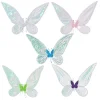 costume de cosplay pour femmes et filles, accessoires de déguisement, ailes de fée papillon, aile d'ange de princesse scintillante pour halloween