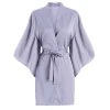 robes de salon de coiffure pour clients, cape de coupe de cheveux, style kimono, noir, coiffure