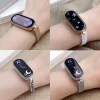 bracelet pour mi band 10 9 8 7 6 5 4 3 bracelet de montre pour xiao mi bracelet intelligent 9 bracelet pour mi band 8 bracelet en cuir pour mi band 7 correa