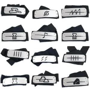 Bandeau Ninja Rebel Leaf Naruto, protecteur de front, périphérique d’anime Coslapaly Bandeau Ninja Rebel Leaf Naruto, protecteur de front, périphérique d’anime Coslapaly