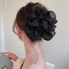 pince à cheveux en fil de soie pour femmes, nouveau style à la mode, haut de gamme, sensation arrière, pince à cheveux polyvalente en forme de requin, cadeau de coiffure