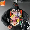harajuku dragon ball majin buu saiyan streetwear vintage automne hommes à capuche hiver femmes surdimensionné sweat à capuche à manches longues