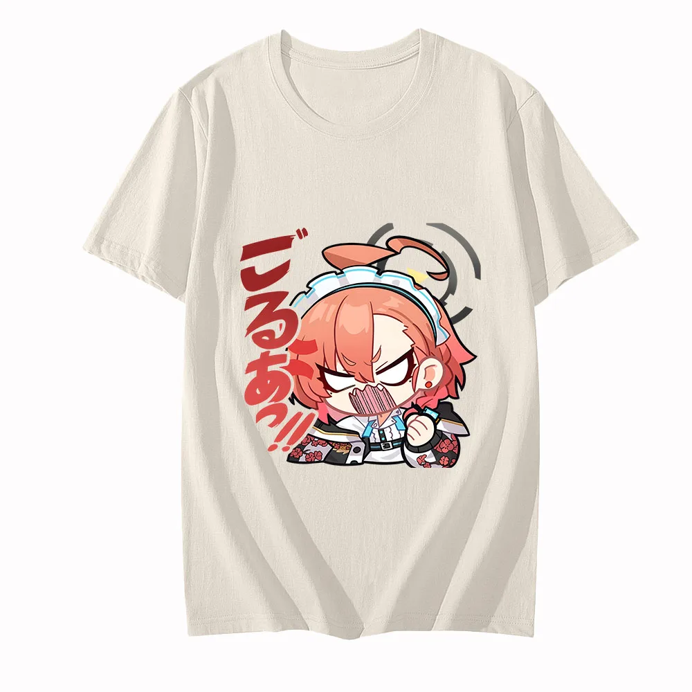 blue archive neru t shirt d'été en coton pour homme, t shirt à manches courtes, cool cartoon, vêtements blancs de haute qualité, t shirt à col rond, t shirt mignon blue archive neru t shirt d'été en coton pour homme, t shirt à manches courtes, cool cartoon, vêtements blancs de haute qualité, t shirt à col rond, t shirt mignon