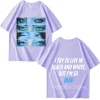 billie tee yeux bleus t shirt hommes femmes surdimensionné 100% coton à manches courtes été imprimé unisexe hauts