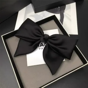 Épingle à cheveux en satin avec nœud pour femme, style coréen, filet de célébrité, pince horizontale, pinces pour queue de cheval, tempérament, accessoires pour cheveux
