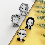 Ensemble de badges de broche de dessin animé japonais, 4 pièces, Oosaki Nana Komatsu Nana Terashima Nobuo, bijoux de personnage de dessin animé pour accessoire de vêtements Ensemble de badges de broche de dessin animé japonais, 4 pièces, Oosaki Nana Komatsu Nana Terashima Nobuo, bijoux de personnage de dessin animé pour accessoire de vêtements