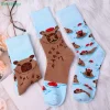 ♥ capybara – chaussettes mi tube en coton pour hommes et femmes, unisexes, tendance, harajuku, absorbant la sueur et respirantes
